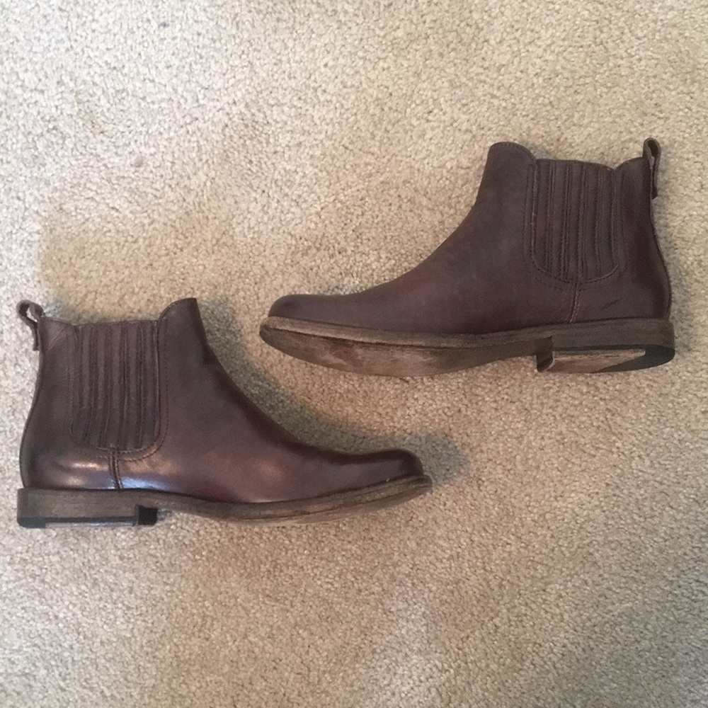 Brown Frye Booties